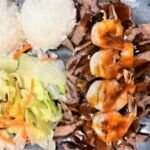 1Beef N Skewered Shrimp