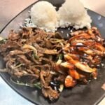 1Chicken + Mongolian Beef