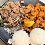 1Orange Chicken + Mongolian Beef